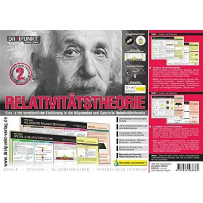 Abbildung von Info Tafel Set Relativitätstheorie: Zwei Tafeln zur Allgemeinen und Speziellen Relativitätstheorie im