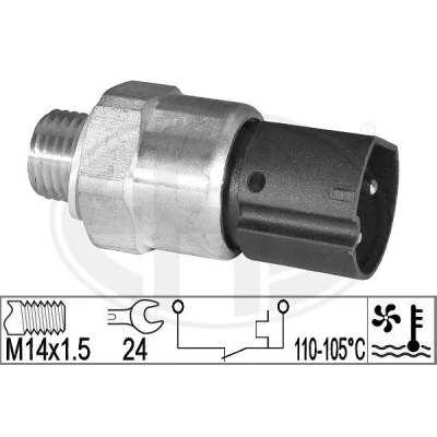 Abbildung von ERA 331039 Temperaturschalter, Kühlerlüfter M14x1.5 BMW: 3 Compact, 5 Limousine, Limousine