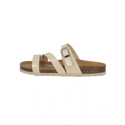 Abbildung von Palado Ikaria Pantolette flach, Größe: 38, beige Schuhe