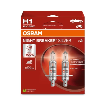 Abbildung von Glühlampe, Fernscheinwerfer OSRAM 64150NBS 2HB