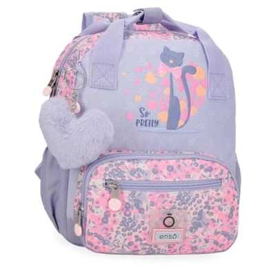 Abbildung von Enso So Pretty Vorschulrucksack, anpassbar an Trolley, mehrfarbig, 23 x 28 10 cm, Polyester, bunt, 23x28x10 cms, Trolley