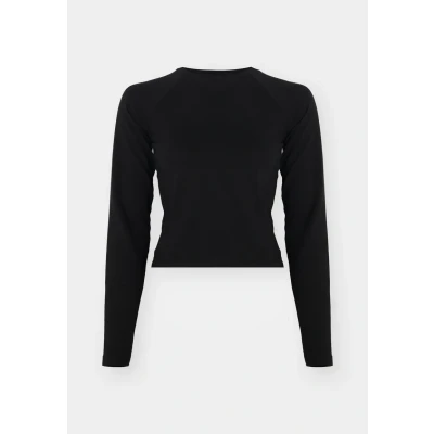 Abbildung von Noisy May Nmkatinka Raglan Langarmshirt, Damen, Größe: XL, Black