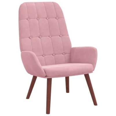 Abbildung von vidaXL Sessel Relaxsessel Rosa Samt (1 St)