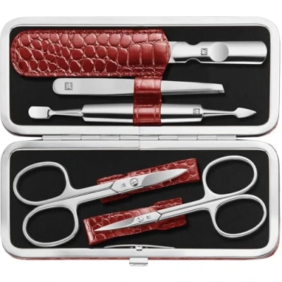 Abbildung von Zwilling Maniküre Etui, 5 tlg., Kroko Lack