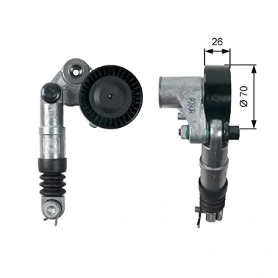 Abbildung von GATES T39216 Spannrolle FleetRunner Micro V Stretch Fit CHRYSLER: PT Cruiser Kombi