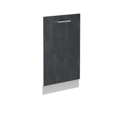 Abbildung von Vicco Geschirrspülblende R Line, Schwarz Beton, 45 cm ohne Arbeitsplatte
