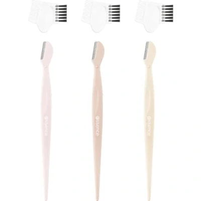 Abbildung von essence couldn&#039;t care more! shape &amp; shave trio, Augenbrauen Set, Nr. 01, Mehrfarbig, definierend, sofortiges Ergebnis, Nanopartikel frei, 1er Pack (3pcs)