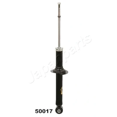 Abbildung von JAPANPARTS MM 50017 Stoßdämpfer Hinterachse Gasdruck Zweirohr Federbein oben Stift, unten Auge VOLVO: V40 Kombi, S40 I, MITSUBISHI: COLT 5