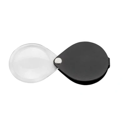 Abbildung von Eschenbach Optik Lupe Einschlaglupe classic, 3,5 x Vergrößerung, Durchmesser 60 mm, rund, schwarz