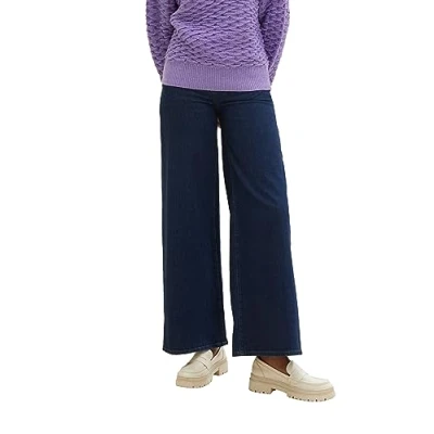 Abbildung von TOM Tailor denim Flared Jeans, Damen, Größe: XS, Clean dark stone blue