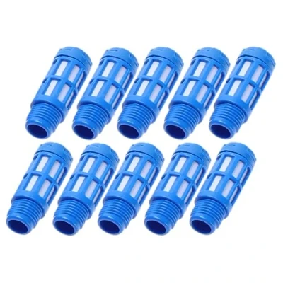Abbildung von Pneumatik Schalldämpfer 1/4&quot; aus Kunststoff 10er Set Industriequalität (10, 1/4&quot;)