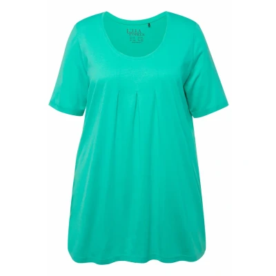 Abbildung von Ulla Popken Tshirt basic, Damen, Größe: 54/56, Turquoise green
