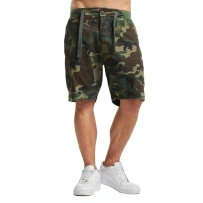 Abbildung von Brandit Packham Vintage Shorts, Herren, Größe: 40x36, Woodland