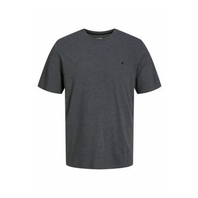 Abbildung von Jack &amp; Jones PLUS SIZE Einfarbig Tshirt basic, Herren, Größe: 5XL, Dark grey melange