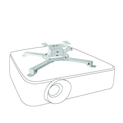 Abbildung von celexon neigbare Beamer Deckenhalterung weiß Multicel 1000Pro 10cm Deckenabstand bis 15kg