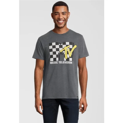 Abbildung von Re:Covered Tshirt print, Herren, Größe: Large, Dunkelgrau