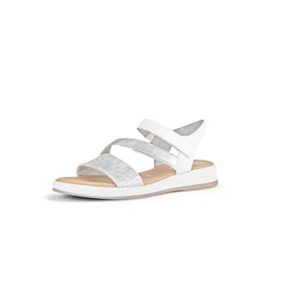 Abbildung von Gabor Keilsandalette, Damen, Größe: 37, Silber Schuhe