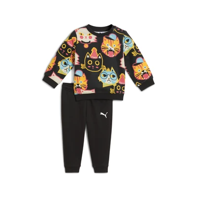 Abbildung von Puma Minicats Moody Cat AOP Jogginganzug Baby Mit Print Black Größe: 2 3Y