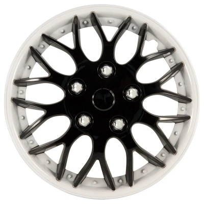 Abbildung von AutoStyle PP 9706BW Radblenden 16Zoll schwarz/weiß