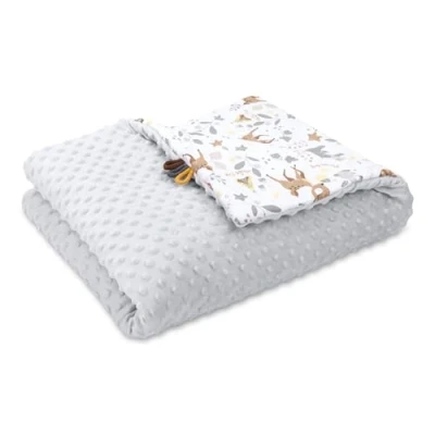 Abbildung von Wohndecke Kinderwagendecke Baby Winter mit Minky 75x100 cm Kinderdecke, Totsy