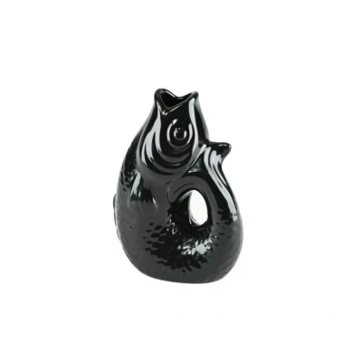 Abbildung von Giftcompany Monsieur Carafon Vase / Karaffe Fisch XS schwarz 0,2l
