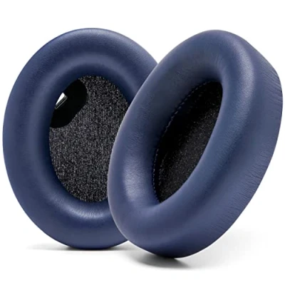 Abbildung von WC Wicked Cushions Extra Dicke Ohrpolster für Sony WH1000XM4 Kopfhörer weiches PU Leder, luxuriöser geräuschisolierender Memory Schaum, funktioniert mit Ohrsensor Blau