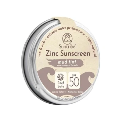 Abbildung von Suntribe Natural Mineral FACE &amp; Sport MINI ZINC Sunscreens SPF 30 Sonnenschutz, Größe: 15 g, Beige