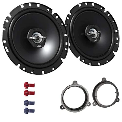 Abbildung von JVC CS J1720X Lautsprecher mit Einbauset passend für Renault Master III ab 2014 Türen vorne 600 W 170mm 2 Wege Koax