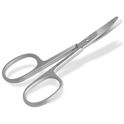 Abbildung von Profi Nagelschere Baby mit abgerundeten Enden aus Edelstahl Silber