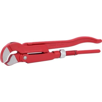 Abbildung von KS TOOLS 113.0500 E Rohr / Wasserpumpenzange 45, 235mm ohne Handgriff Chrom Vanadium Stahl