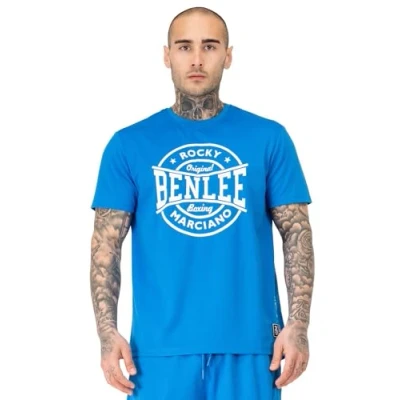 Abbildung von Benlee Normale Passform Bryson Tshirt print, Herren, Größe: Large, Royal blue white