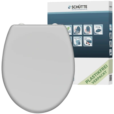 Abbildung von Schütte WC Sitz, mit Absenkautomatik und Schnellverschlusstechnik