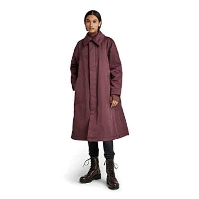 Abbildung von G STAR RAW Damen Trenchcoat, Purpur (vineyard wine D22028 C899 D303), S