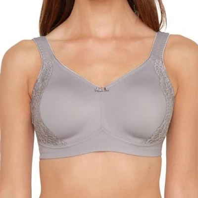 Abbildung von SUSA Minimizer BH Damen ohne Bügel I London BHS mit Schnittform, verkleinert die Brüste optisch Gemoldete Cups, breite Träger