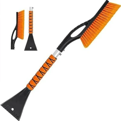 Abbildung von PLACHIDAY Eiskratzer Auto mit Besen 2in1 Schneebesen Eisbrecher Funktion, Ultra Ergonomischem Schaumstoffgriff für PKW, LKW und SUV (68CM)