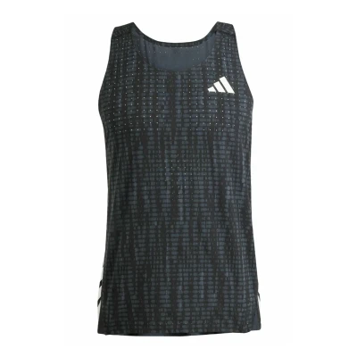 Abbildung von adidas Performance Running Singlet Top Carbon black, Herren, Größe: Small, black