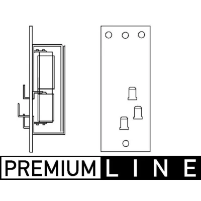 Abbildung von MAHLE ORIGINAL ABR 83 000P Widerstand, Innenraumgebläse