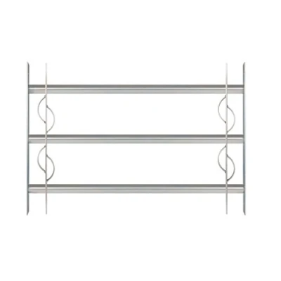 Abbildung von Alberts 563622 Fenstergitter Secorino Style Ausziehbar für Fenster außen Einbruchschutz Gitter galvanisch blau verzinkt 450 x 700 1050 mm