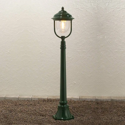 Abbildung von Konstsmide Parma 7225 600 Wegeuchte / B: 24cm T: H: 118cm 1x75W IP43 lackiertes Aluminium grün