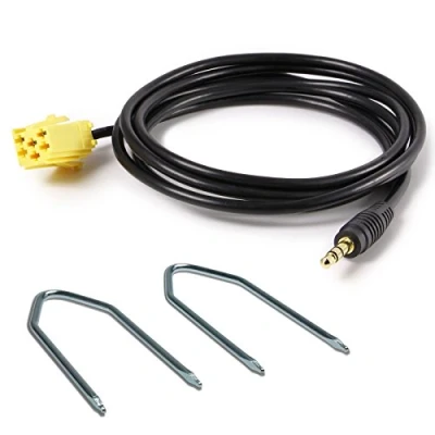 Abbildung von Adapter Universe KFZ AUX IN SET 3,5 Klinke + Bügel Schlüssel Auto für FIAT