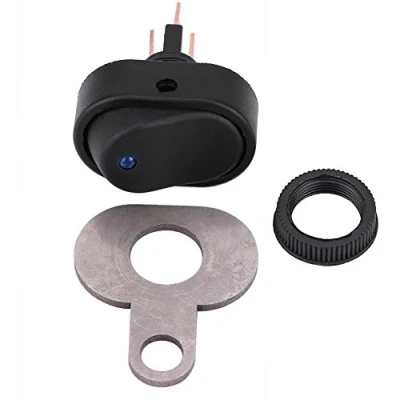 Abbildung von Keenso 12V Universal Motorrad Roller LED Scheinwerfer Schalter mit Anzeige(D)