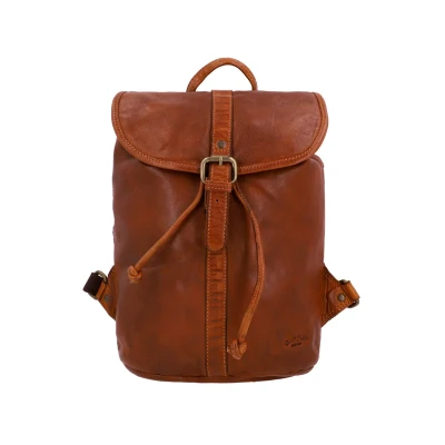 Abbildung von Gusti Leder Bennett Tagesrucksack, Damen, Größe: One Size, Braun rindsleder