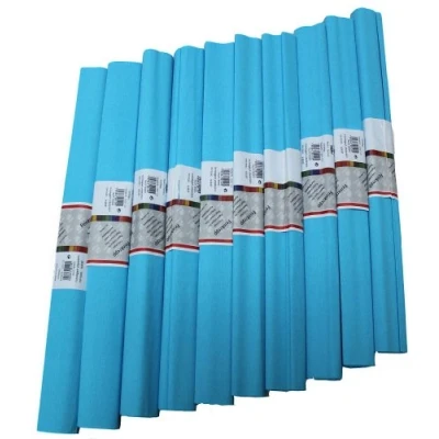 Abbildung von 10 x Staufen Feinkrepp Papier 32g/qm 50cmx250cm im Polybeutel lichtbla
