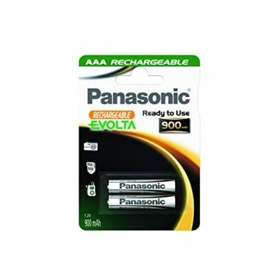 Abbildung von Panasonic Evolta HHR 4XXE Batterie 2 x AAA NiMH 900 mAh (HHR 4XXE/2BC)