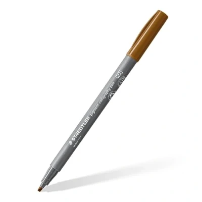 Abbildung von 10 x Staedtler Pigment calligraphy pen umber