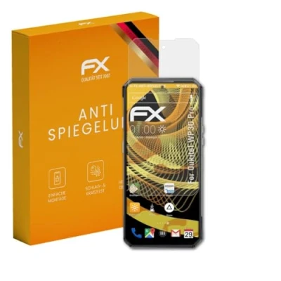 Abbildung von atFoliX Panzerfolie kompatibel mit Oukitel WP30 Pro Schutzfolie, entspiegelnde und stoßdämpfende FX Folie (3X)