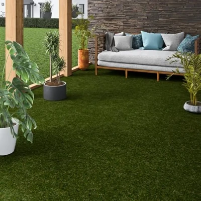 Abbildung von Snapstyle Kunstrasen Rasenteppich Outdoor Balkon Terrasse Garten Wetterfest Wasserdurchlässig