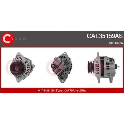 Abbildung von CASCO CAL35159AS Lichtmaschine 12V 70A FORD: Ranger Mk2, MAZDA: B Serie Pickup