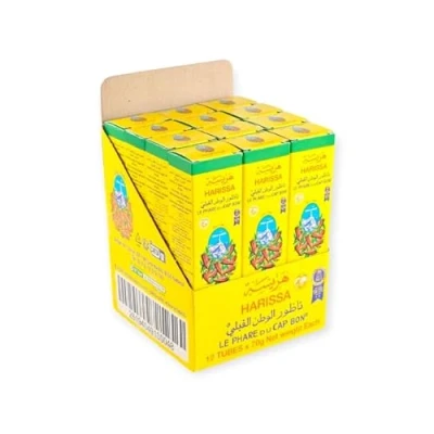 Abbildung von HARVESSA Harissa Phare du Cap Bon Tube, Paste Tube Tunesien Harissapaste Gewürzpaste Vegetarisch Vegan (12X 70g)