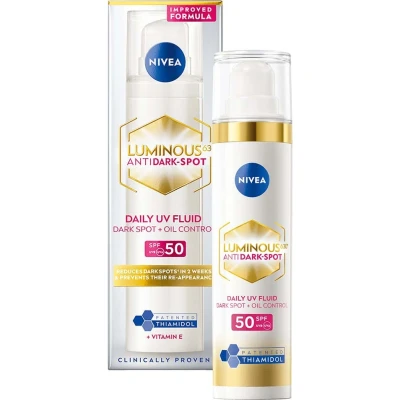 Abbildung von NIVEA Cellular Luminous 630 Anti Dark Spot Day Moisturizer LSF 50 (40 ml), Hydrating Fluid Protects From Darkening and Photoaging for Smooth, Illuminated Skin
